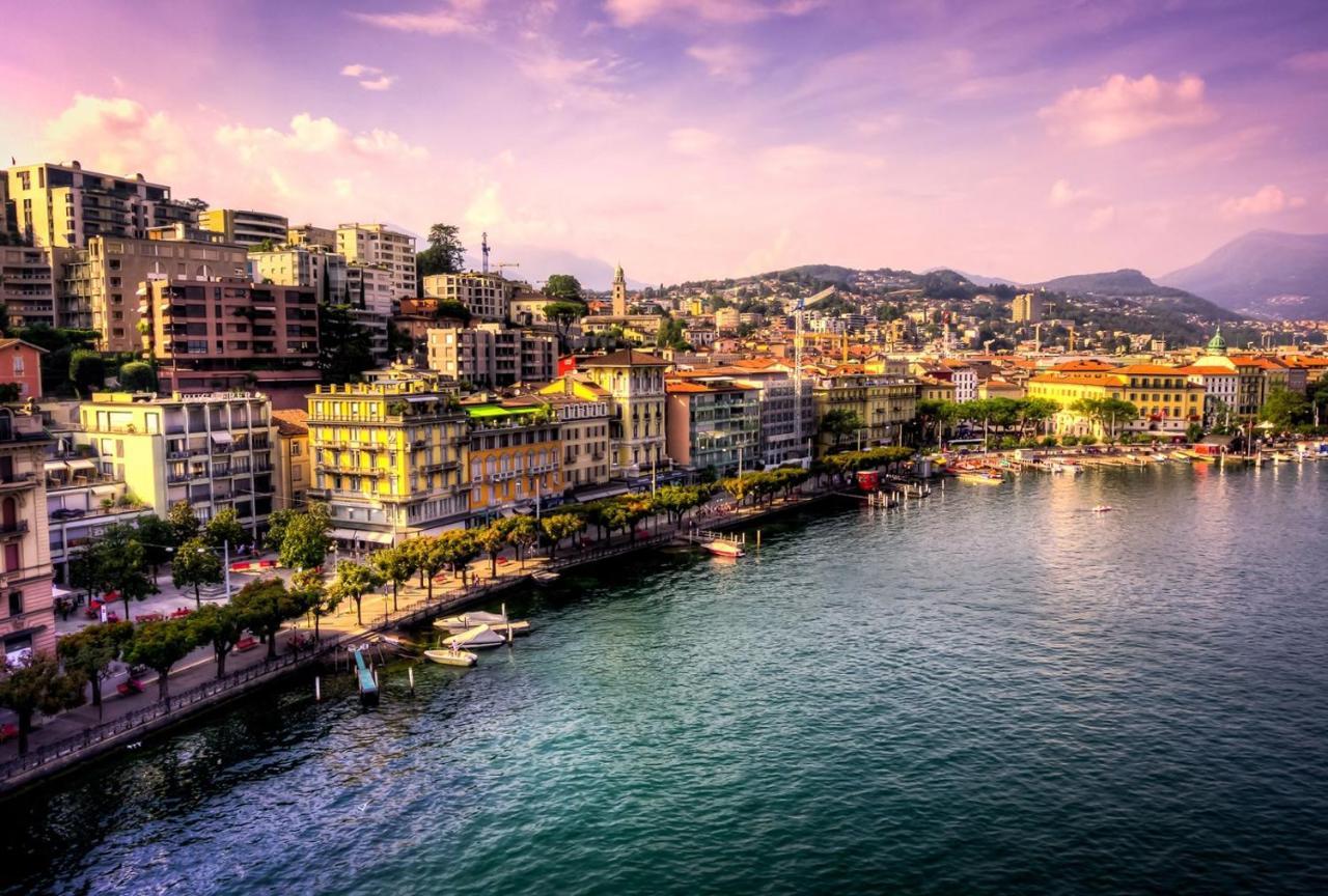 Violet Suite 5 Lugano City For 4 Guest -By Easylife Swiss Extérieur photo
