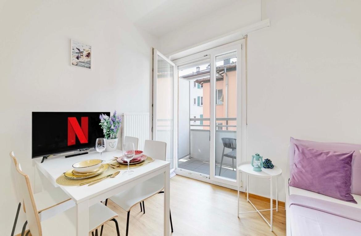 Violet Suite 5 Lugano City For 4 Guest -By Easylife Swiss Extérieur photo